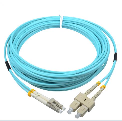 Corningskabel SC/PC-LC/PC OM3 50/125 2.0mm de optische hybride verbindingsdraad van de aquavezel