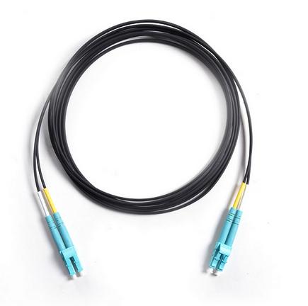 Van het de Optische Vezelflard van Corning van de dalingskabel het Koord LC/UPC aan LC/UPC OM3 50/125 Duplex3mtrs LSZH