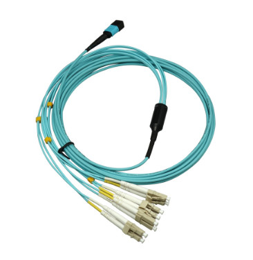 MPO / MTP - LC Fiber Optic Trunk Patch Cord LSZH / PVC