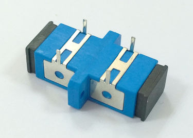 Singlemode SC UPC Fiber Optic Adapter with Press-fit Elastic iron used For PCB circuit board