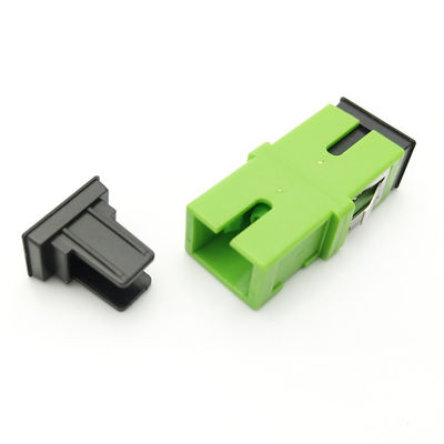 IEC617544 Simplex Flangeless APC Fiber Optic Coupler