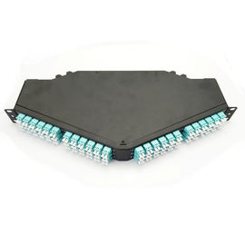 Cold Rolled Steel 144 Port Mpo To Lc Patch Panel