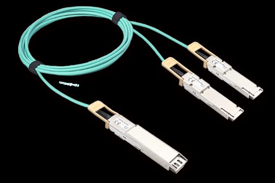 Kwaliteit OSFP 800G tot QSFP112 2 x 400G AOC voor digitale diagnostische functies Fabriek
