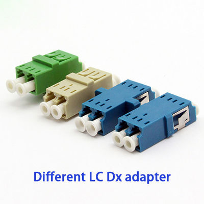 Sc-Type Duplexlc de Adapters Blauwgroene Beige Kleur van de Vezel Optische Kabel
